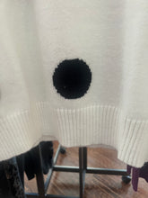 Black Polka Dot Ivory Sweater